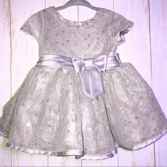 Nanette Lepore Other - Nanette Lepore girls sequence grey dress 12 mo